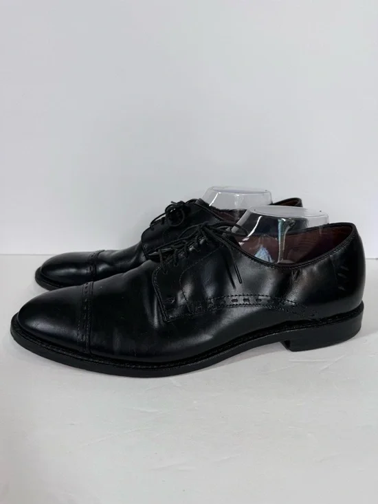 Allen Edmonds Men’s Black Madison Ave Cap Toe Oxford Style Shoe Mens 11.5 D - Picture 7 of 13